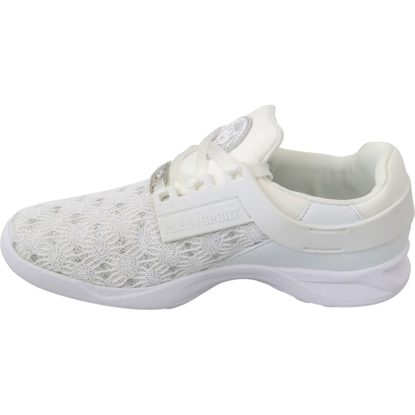 Philipp Plein White Polyester Casual Sneakers Shoes Philipp Plein