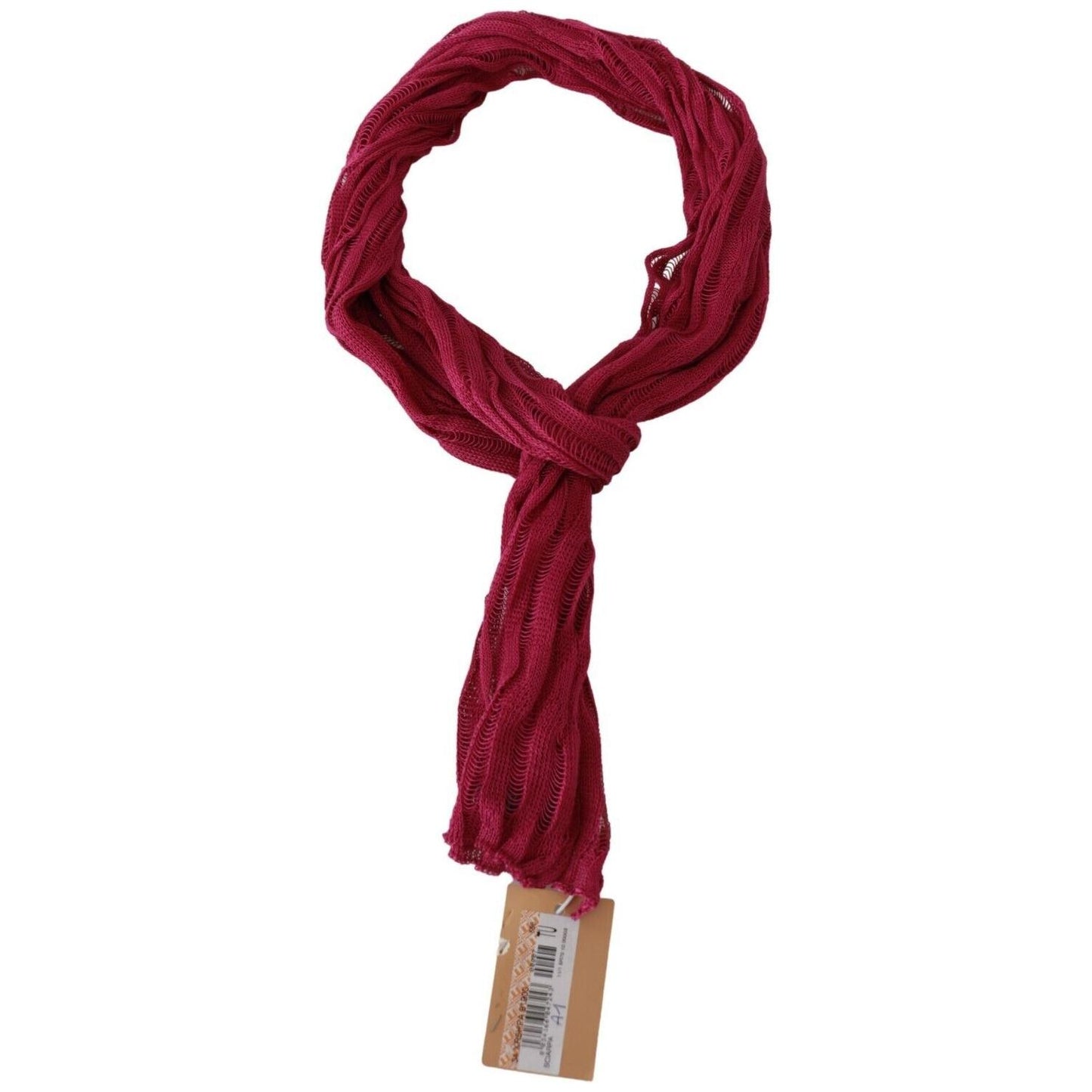 John Galliano Bordeaux Neck Wrap Shawl Foulard Scarf John Galliano
