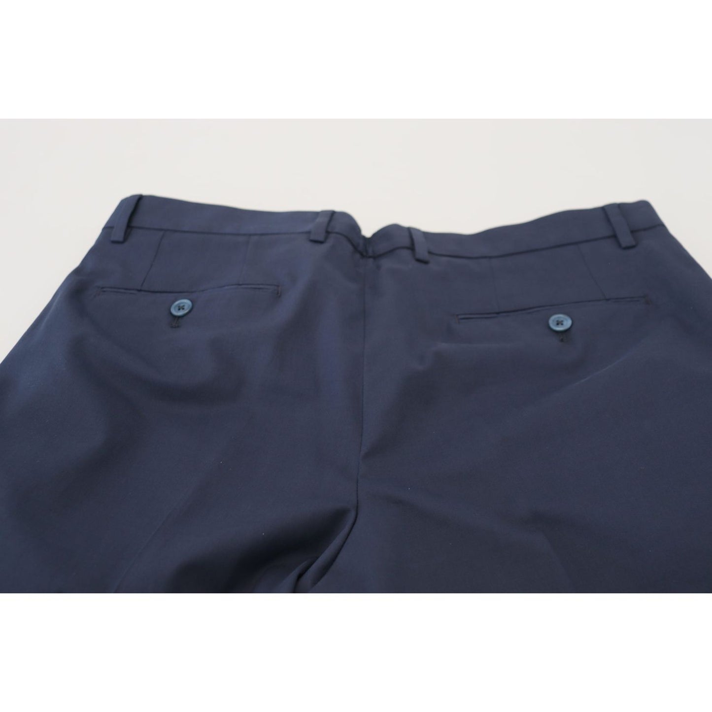 Dolce & Gabbana Blue Chinos Cotton Stretch Casual Shorts Dolce & Gabbana