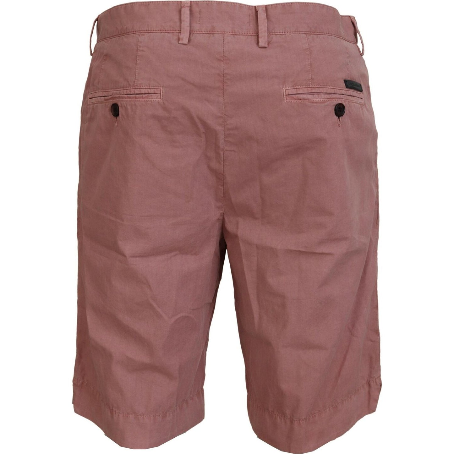 Dolce & Gabbana Pink Chinos Cotton Casual Mens Shorts Dolce & Gabbana