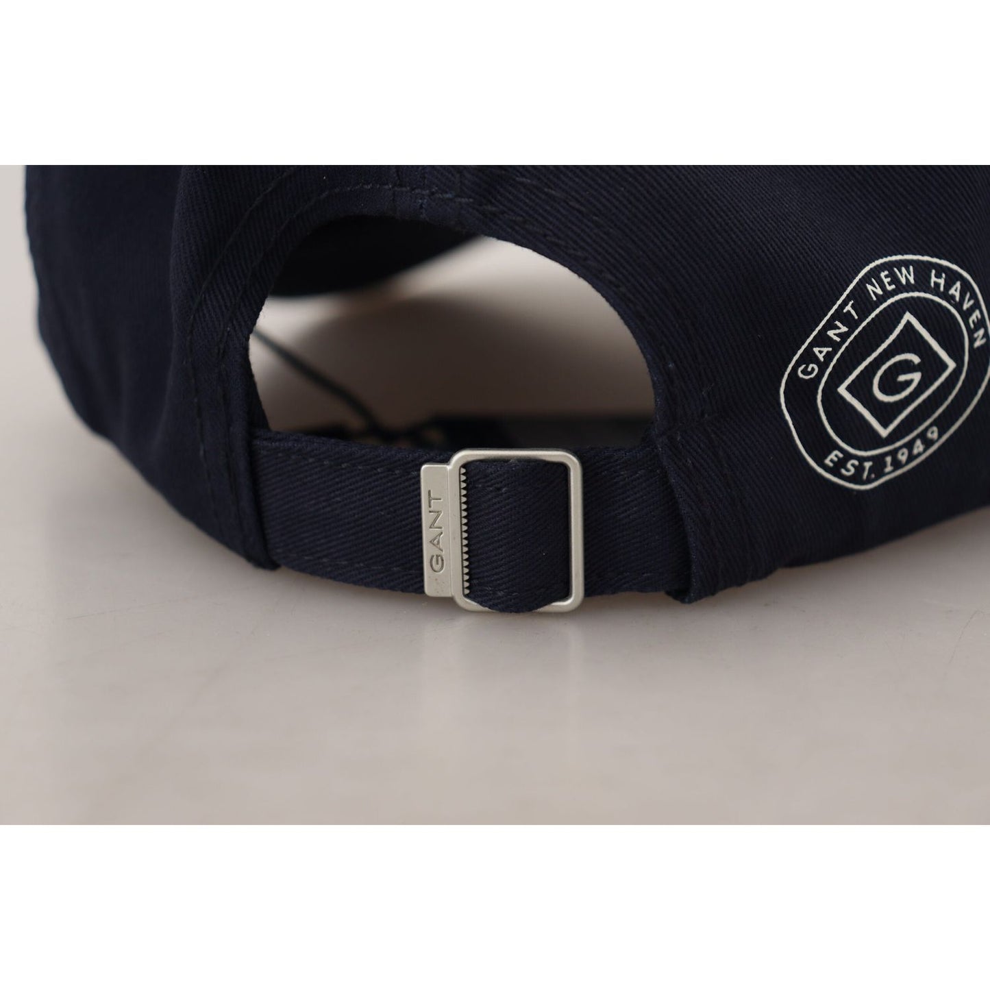 Gant Blue Cotton Logo Print Baseball Cap Casual Hat Gant