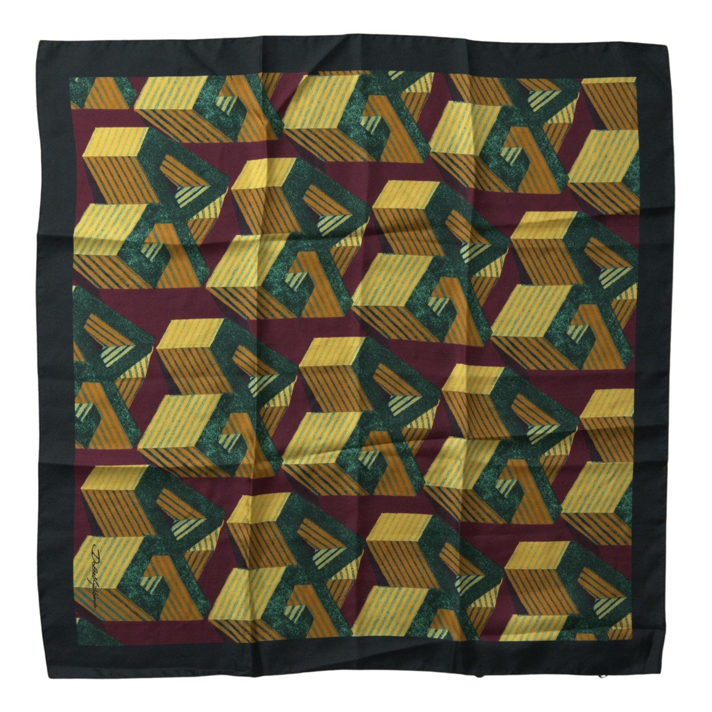 Dolce & Gabbana Multicolor Printed Square Handkerchief Scarf Dolce & Gabbana