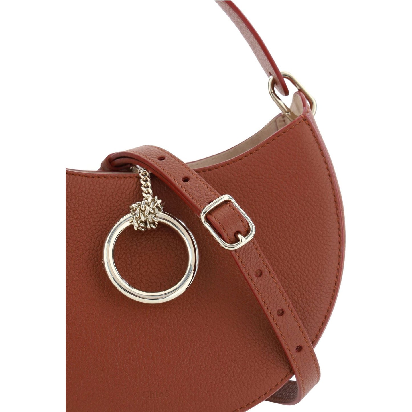 Chloé Brown Leather Small Arlène Shoulder Bag Chloé