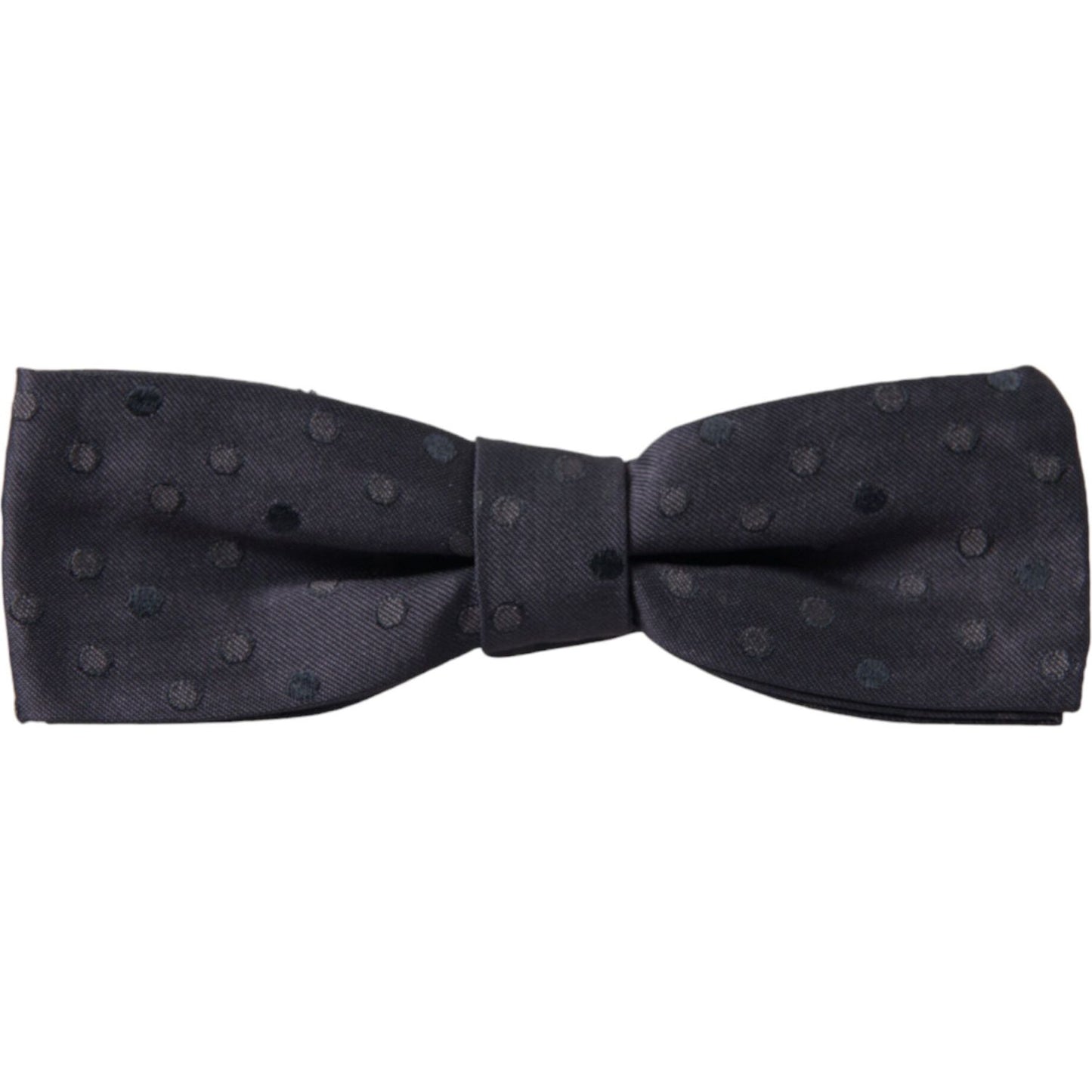 Dolce & Gabbana Blue Polka Dot Silk Adjustable Neck Men Papillon Bow Tie Dolce & Gabbana