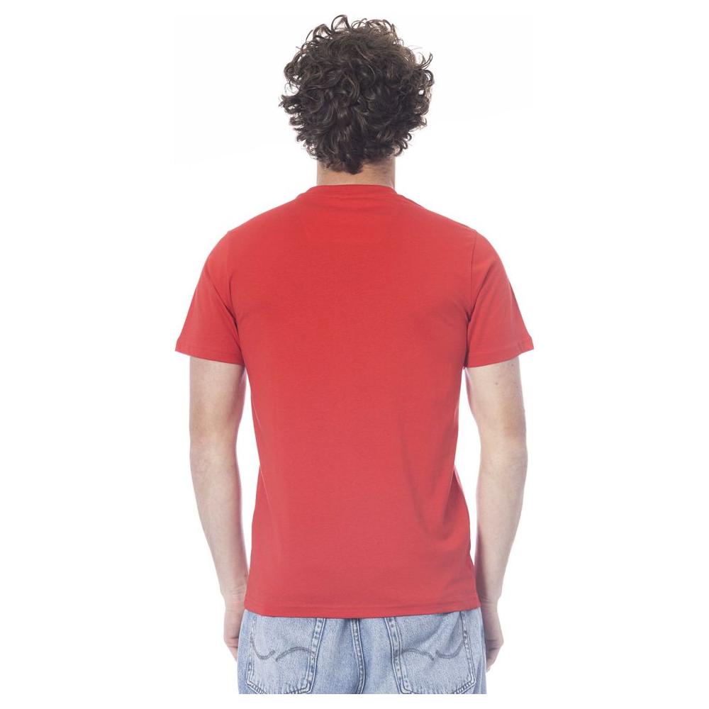 Cavalli Class Red Cotton T-Shirt
