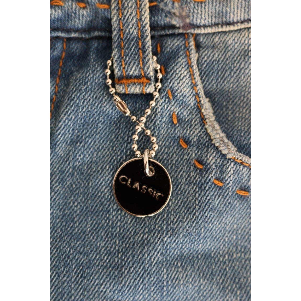 Costume National Blue Wash Cotton Classic Jeans