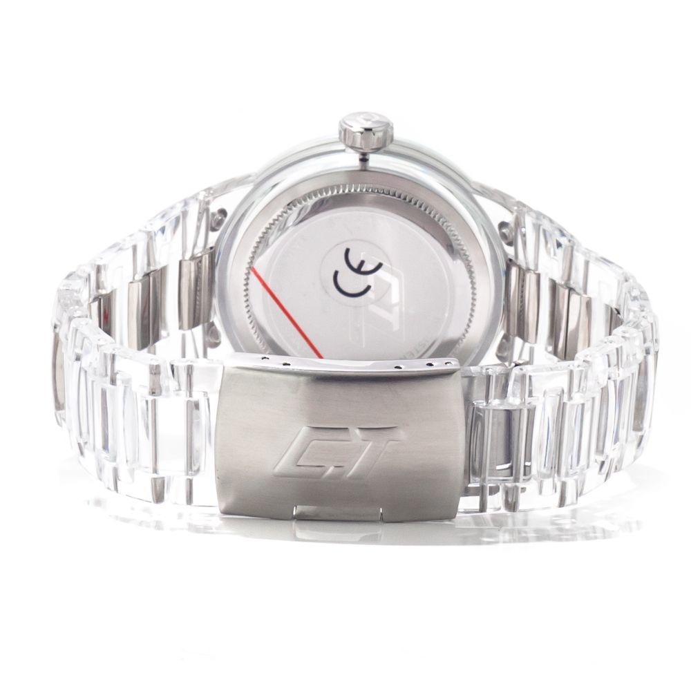Chronotech Transparent Polycarbonate Dress Watch