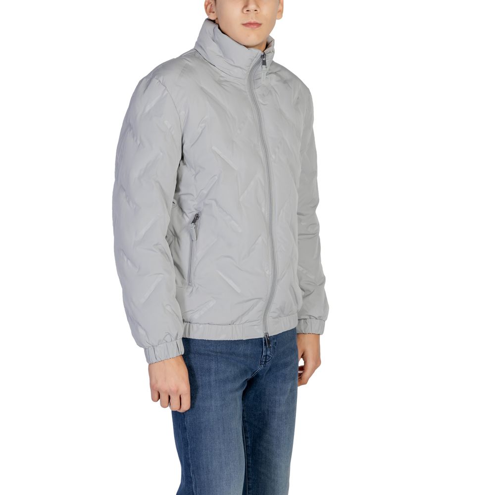 Antony Morato Gray Polyester Jackets And Coat Antony Morato