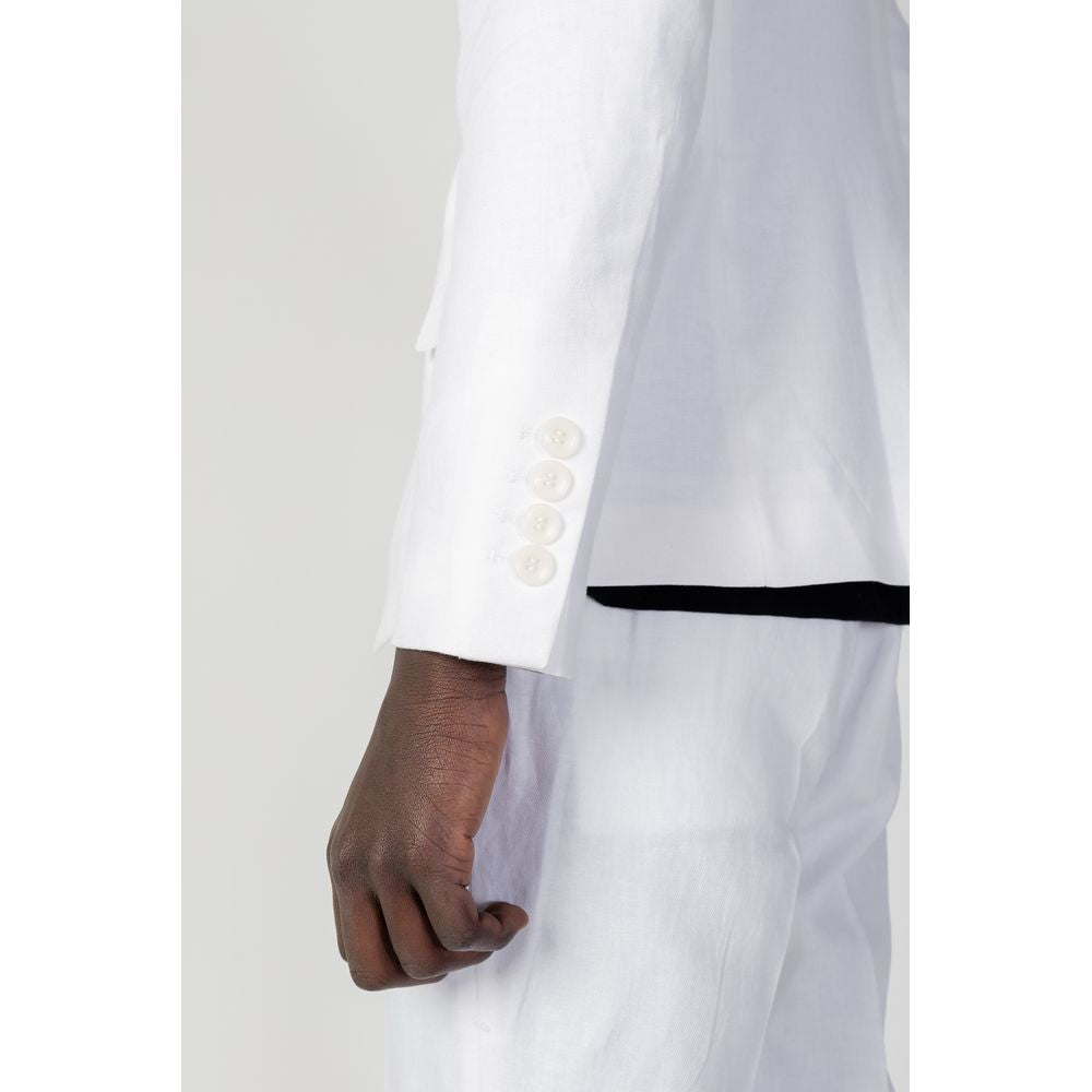 Antony Morato White Linen Blazer Antony Morato