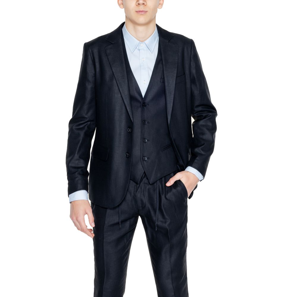 Antony Morato Black Linen Blazer Antony Morato