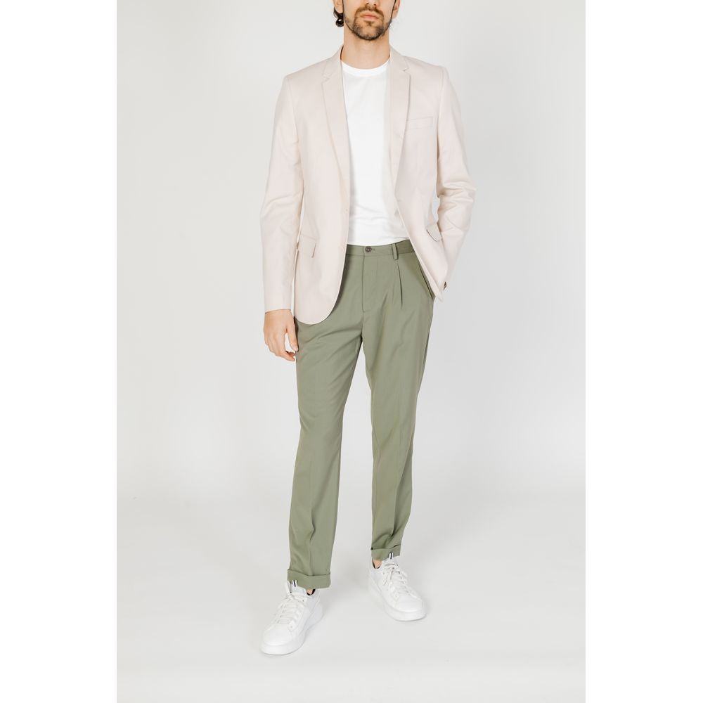 Antony Morato Cream Cotton Blazer Antony Morato