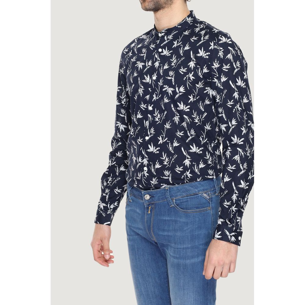 Antony Morato Blue Cotton Shirt Antony Morato