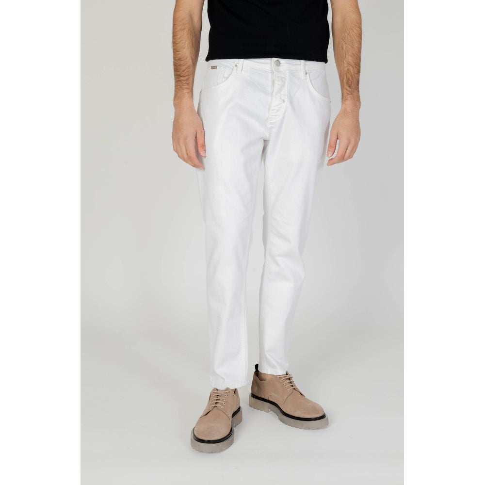 Antony Morato White Cotton Skinny Jeans Antony Morato