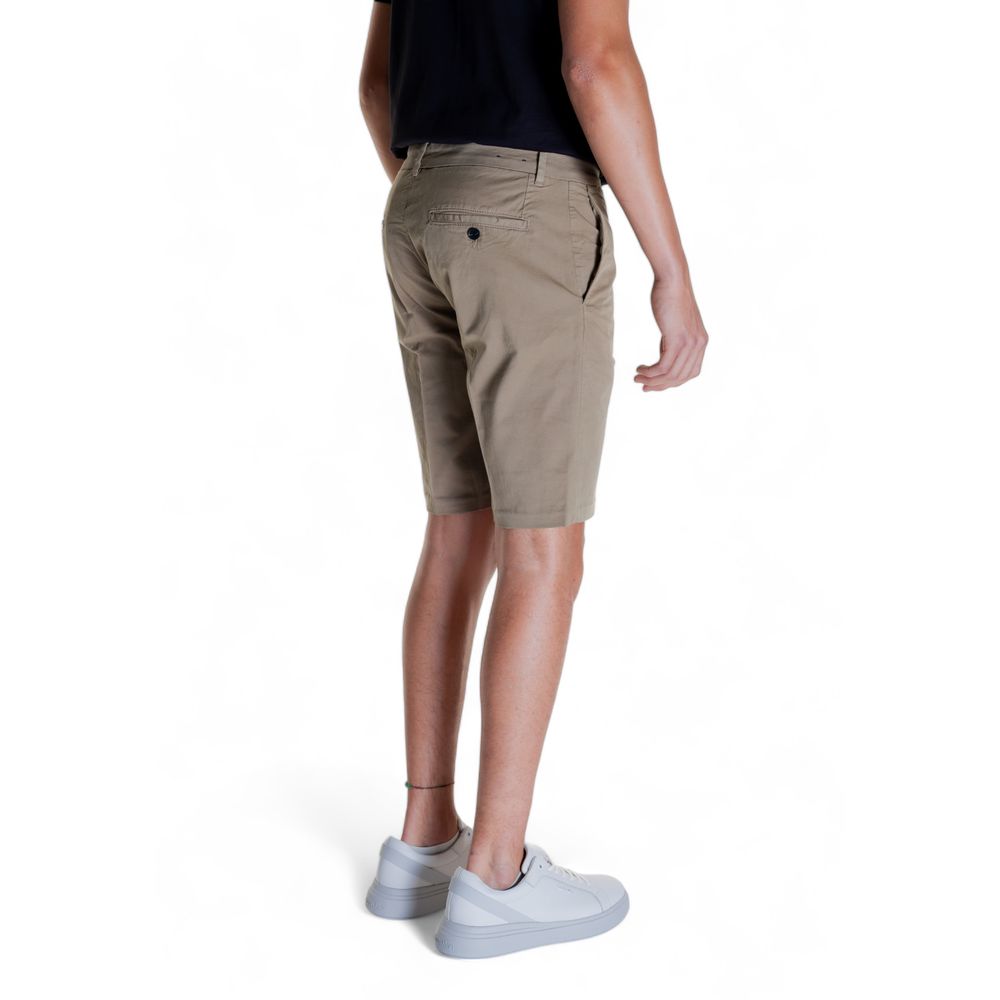 Antony Morato Beige Cotton Bermuda Shorts Antony Morato