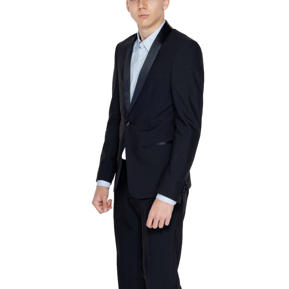 Antony Morato Black Polyester Blazer Antony Morato