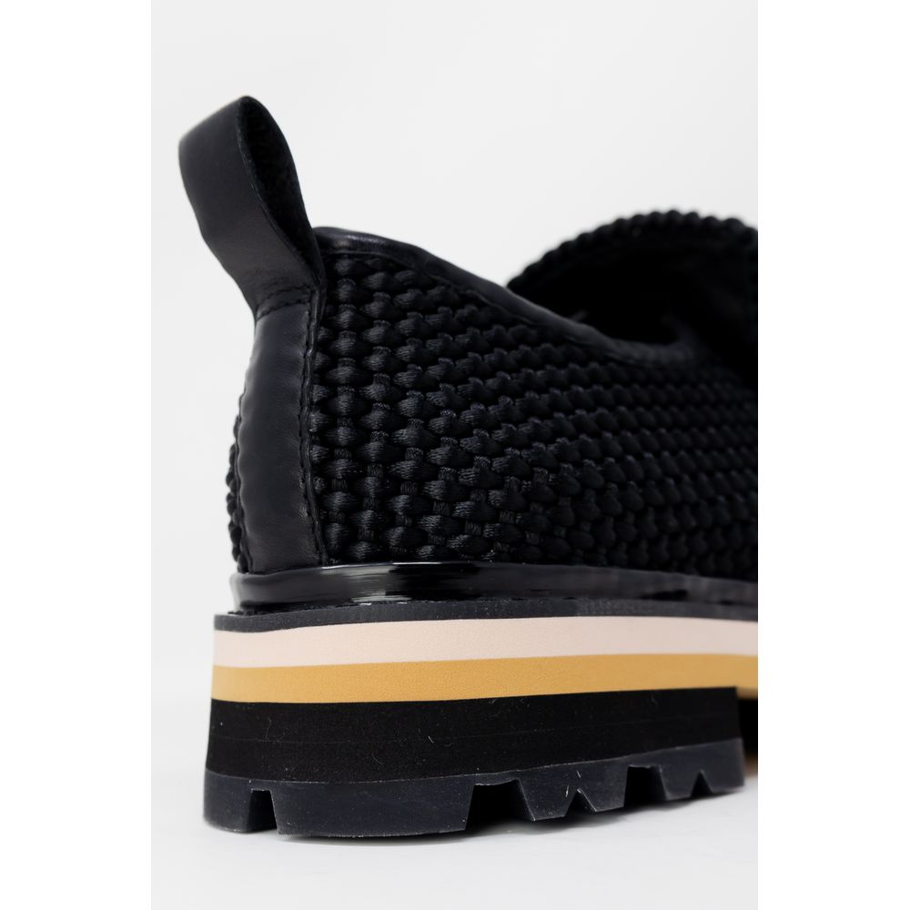 ASH Black Leather Platform Pumps ASH