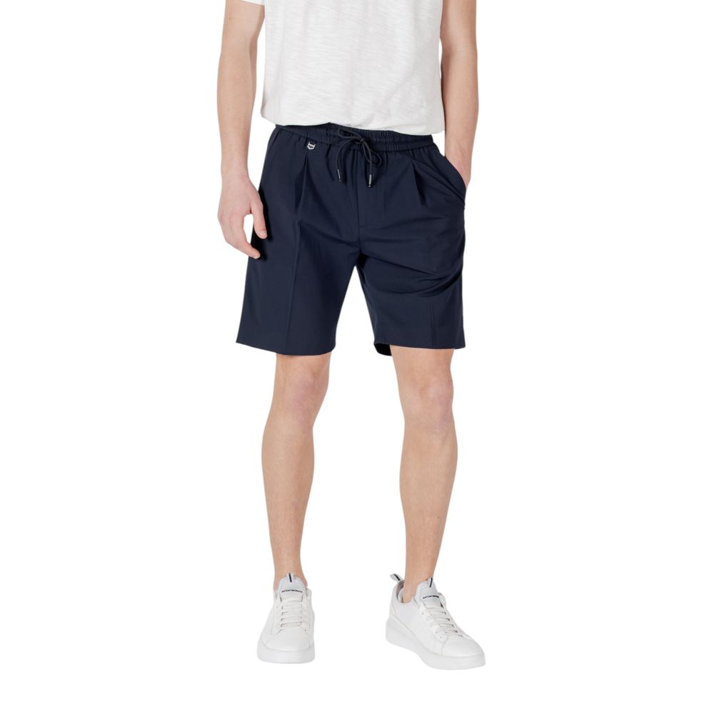 Antony Morato Blue Polyester Bermuda Shorts Antony Morato