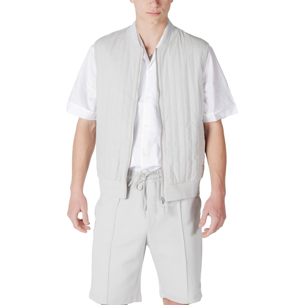 Antony Morato Gray Cotton Bomber Antony Morato