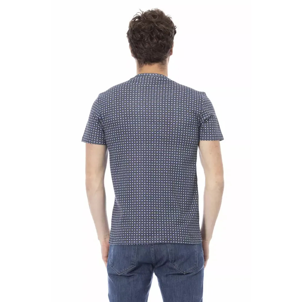 Baldinini Trend Gray Cotton T-Shirt Baldinini Trend