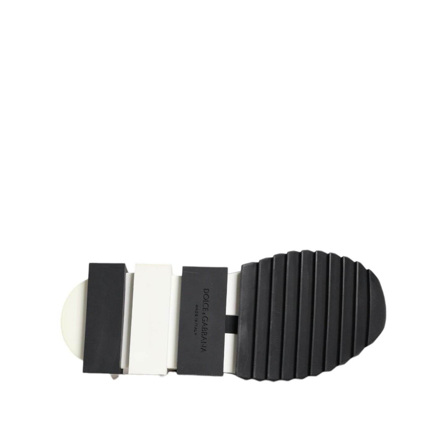 Dolce & Gabbana Black White Sorrento Low Top Sneakers Shoes