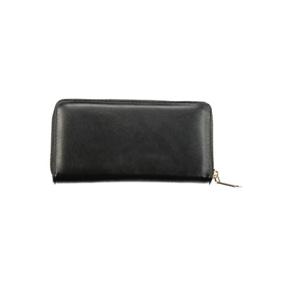 Mario Valentino Black Polyurethane Women Wallet