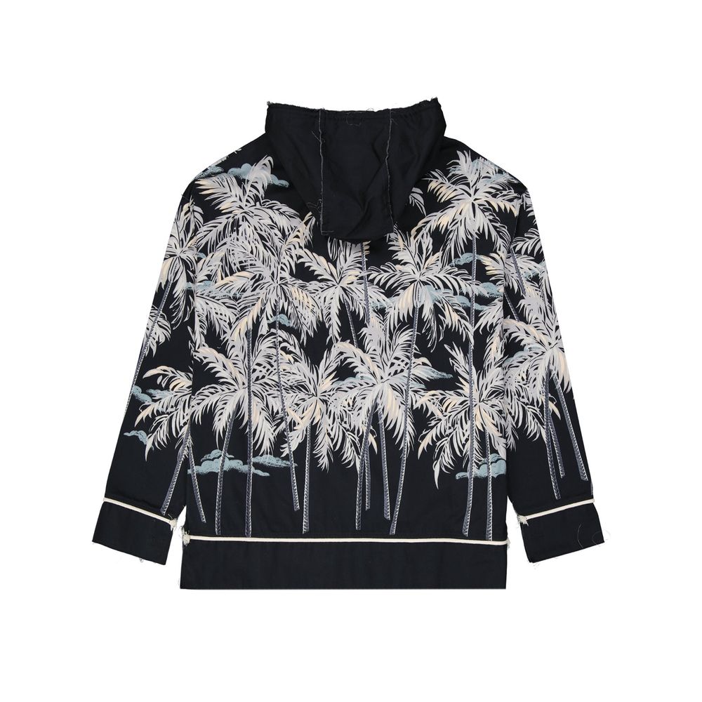 Palm Angels Black Cotton Sweatshirt