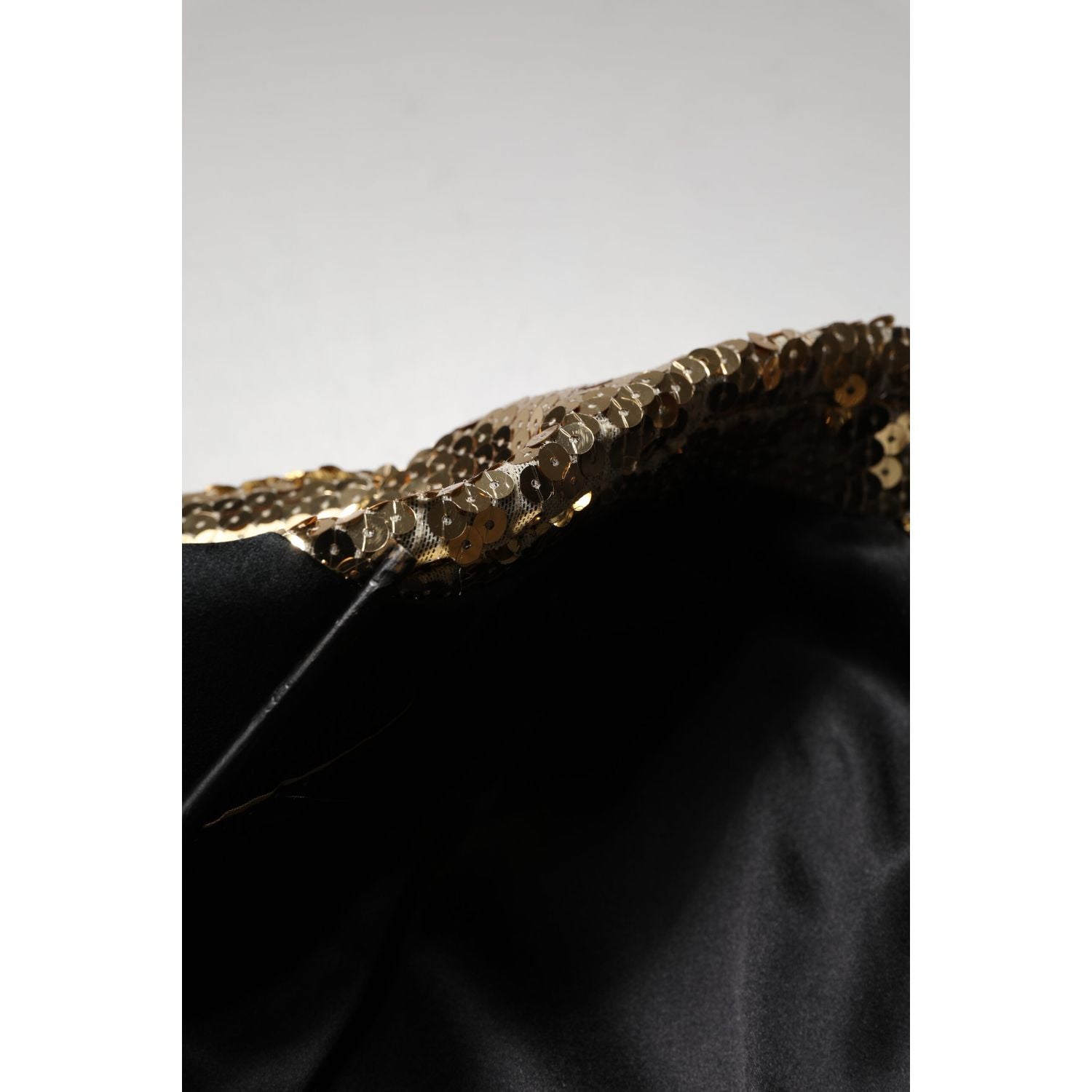 Dolce & Gabbana Gold Sequined Double Breasted Jacket Blazer