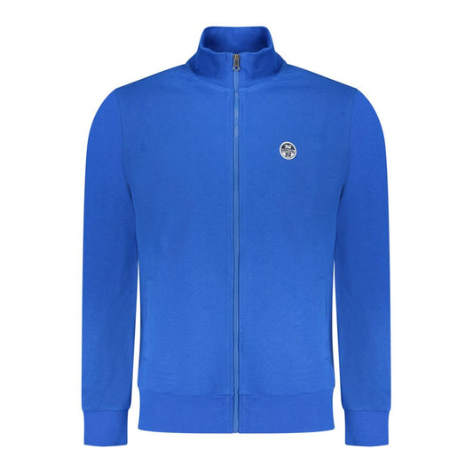 North Sails Blue Cotton Men Sweatshirt 1728,3XL,67403481248,Blue,Clothing,L,M,Men,New with tags,North Sails,S,Sweaters - Clothing,Sweatshirts - Sweaters - Clothing,XL,XXL