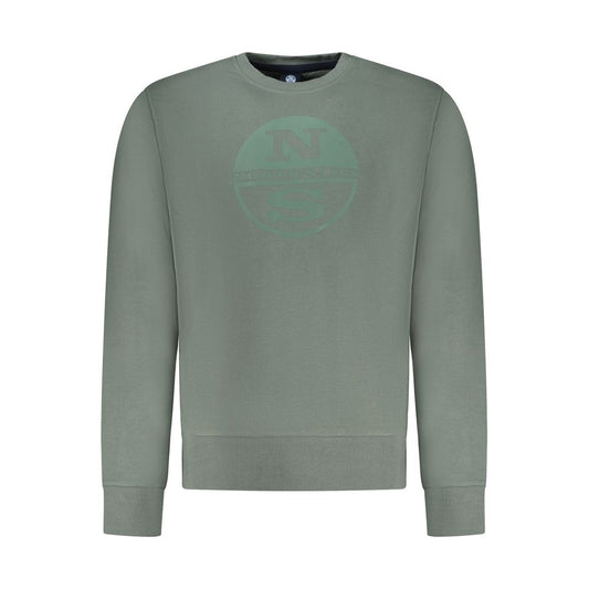 North Sails Verde Cotton Men Sweatshirt 1728,3XL,67403481248,Clothing,Green,L,M,Men,New with tags,North Sails,S,Sweaters - Clothing,Sweatshirts - Sweaters - Clothing,XL,XXL