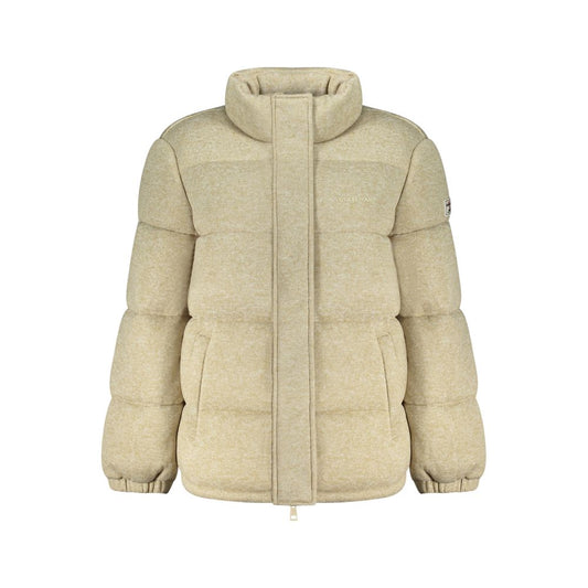 Guess Jeans Beige Polyester Women's Jacket