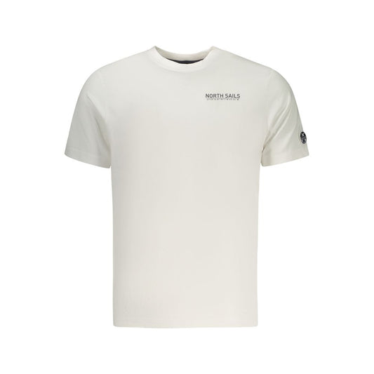 North Sails White Cotton Men T-Shirt 1728,3XL,67403481248,Clothing,L,M,Men,New with tags,North Sails,S,Sportswear - Clothing,T-Shirts - Clothing,White,XL,XXL