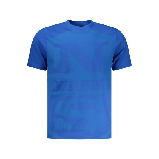 North Sails Blue Cotton Men T-Shirt 1728,3XL,67403481248,Blue,Clothing,L,Long Sleeve - T-Shirts - Clothing,M,Men,New with tags,North Sails,S,Sportswear - Clothing,T-Shirts - Clothing,T-Shirts - Sportswear - Clothing,XL,XXL