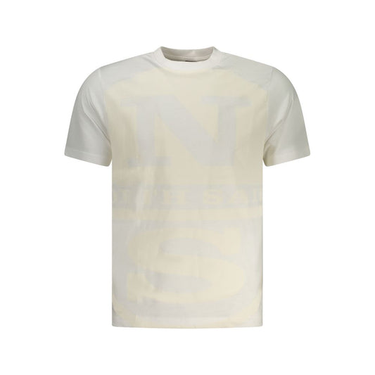 North Sails Bianco Cotton Men T-Shirt 1728,3XL,67403481248,Clothing,L,M,Men,New with tags,North Sails,S,Sportswear - Clothing,T-Shirts - Clothing,White,XL,XXL