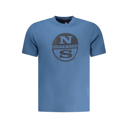 North Sails Blue Cotton Men T-Shirt 1728,3XL,67403481248,Blue,Clothing,L,M,Men,New with tags,North Sails,S,Sportswear - Clothing,T-Shirts - Clothing,T-Shirts - Sportswear - Clothing,XL,XXL