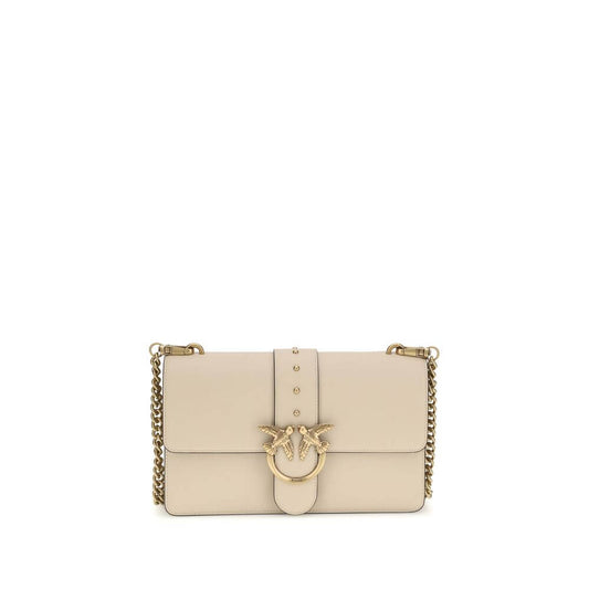 PINKO Beige Calf Leather Bos Taurus Shoulder Bag 1728,72470364320,Bags,Beige,New with tags,PINKO,Shoulder Bags - Bags,Women