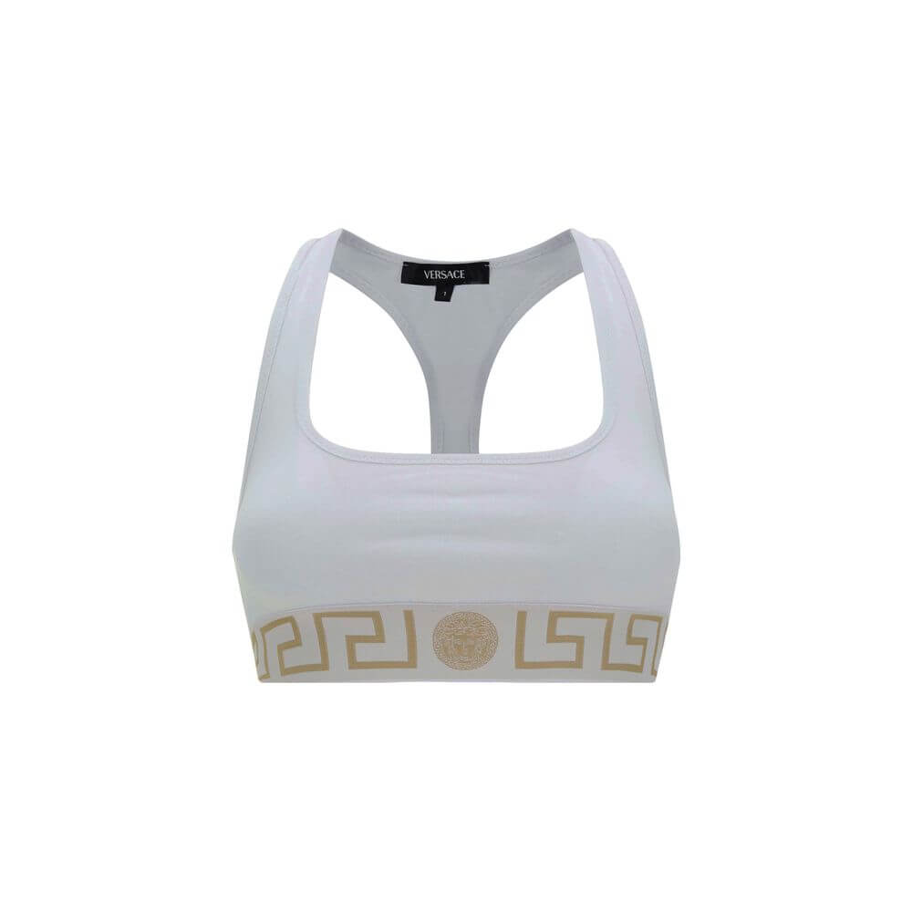 Versace White Cotton Top