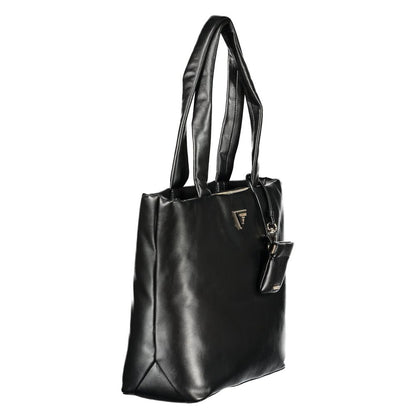 Guess Jeans Black Polyurethane Women's Handbag 1728,67403481248,Bags,Black,Guess Jeans,Handbags - Bags,New with tags,Women