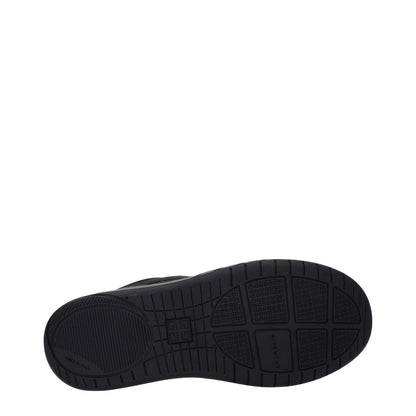 Givenchy Black Fabric Low Top Sneakers