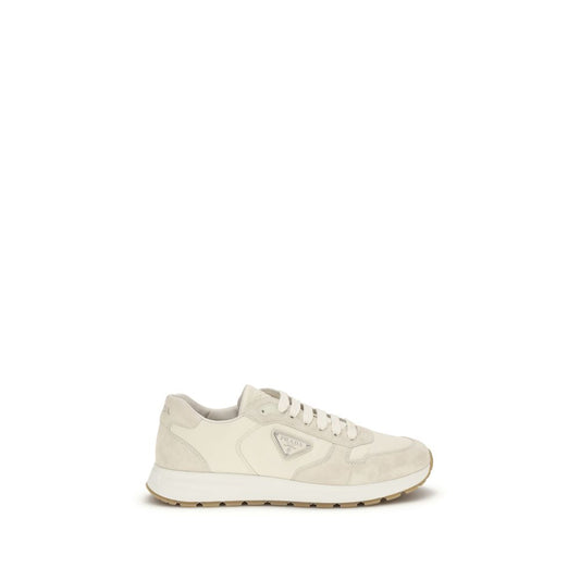 Prada Beige Nylon Low Top Sneakers 1728,72470364320,Beige,EU43/US10,EU44/US11,Low Tops - Sneakers - Shoes,Men,New with tags,Prada,Shoes,Sneakers - Shoes