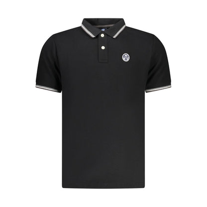 North Sails Black Cotton Men Polo 1728,3XL,67403481248,Black,Clothing,L,M,Men,New with tags,North Sails,Polo Shirts - T-Shirts - Clothing,S,T-Shirts - Clothing,XL,XXL