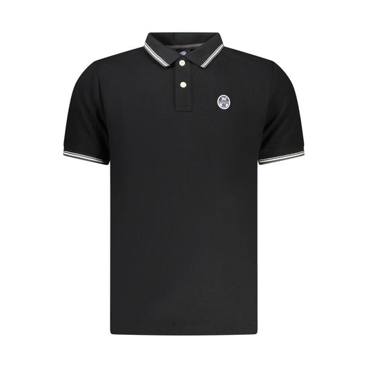 North Sails Black Cotton Men Polo 1728,3XL,67403481248,Black,Clothing,L,M,Men,New with tags,North Sails,Polo Shirts - T-Shirts - Clothing,S,T-Shirts - Clothing,XL,XXL