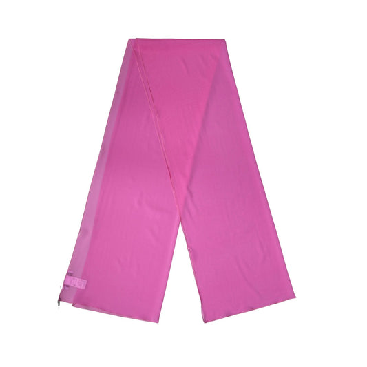 Dolce & Gabbana Pink Silk Neck Wrap Shawl Women Stole 200cm x 64cm Scarf