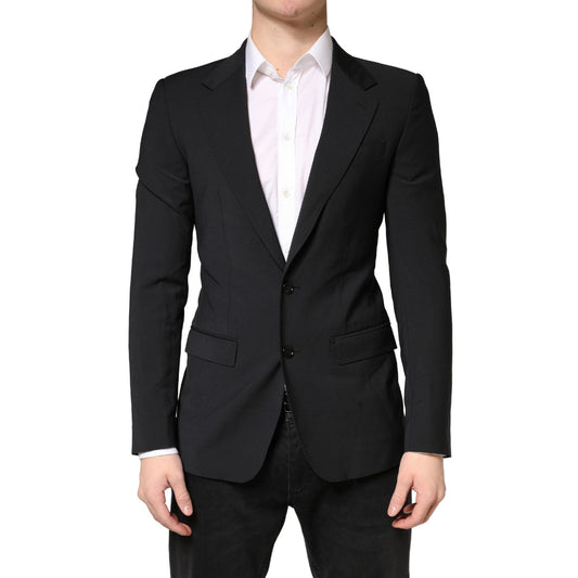 Dolce & Gabbana Black MARTINI Single Breasted Tuxedo Blazer