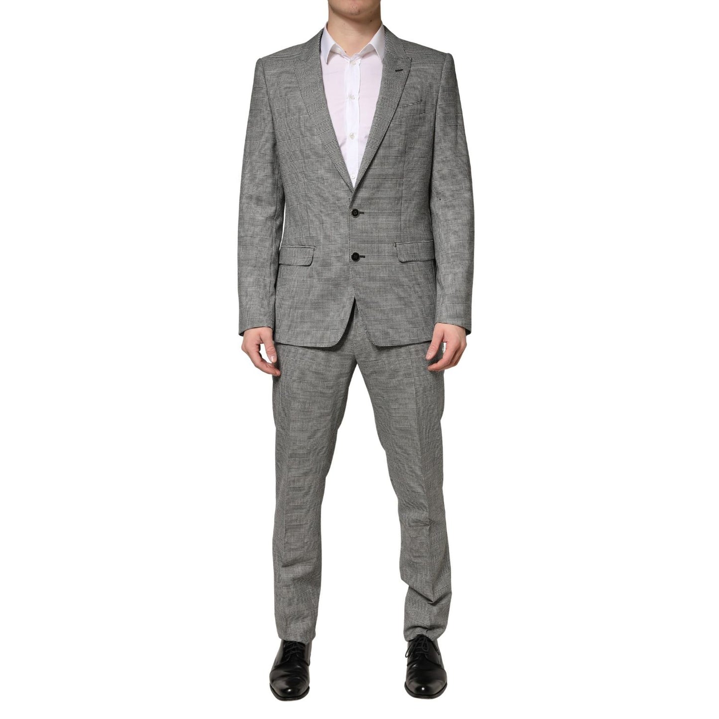 Dolce & Gabbana Gray MARTINI Single Breasted Formal 2PC Suit