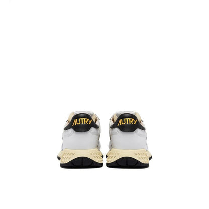 Autry White Leather Athletic Sneakers