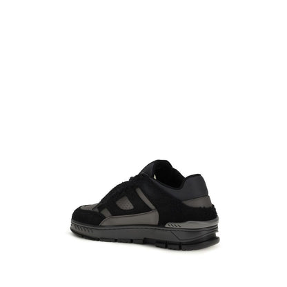Axel Arigato Black Calf Leather Bos Taurus Athletic Sneakers