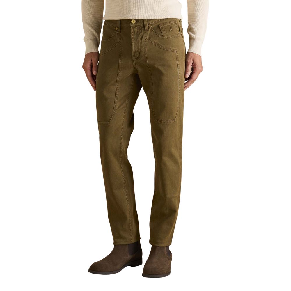 Jeckerson Brown Cotton Skinny Jeans