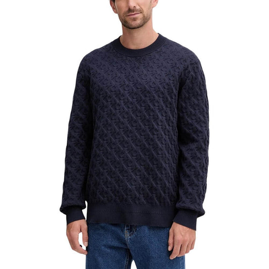 Calvin Klein Jeans Blue Cotton Sweatshirt
