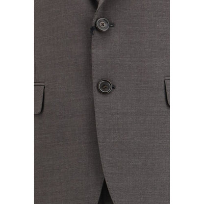 Dsquared² Gray Wool Two-Piece Suit