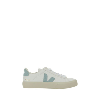 Veja White Calf Leather Bos Taurus Sneakers